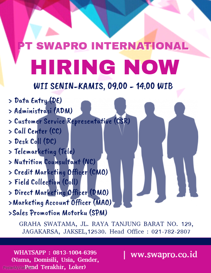 Lamar Lowongan Nutritionist Consultant di Swapro International PT 2022